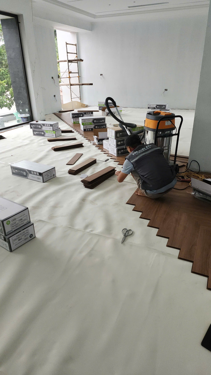 Quy trình thi công sàn gỗ của Thế Giới Sàn