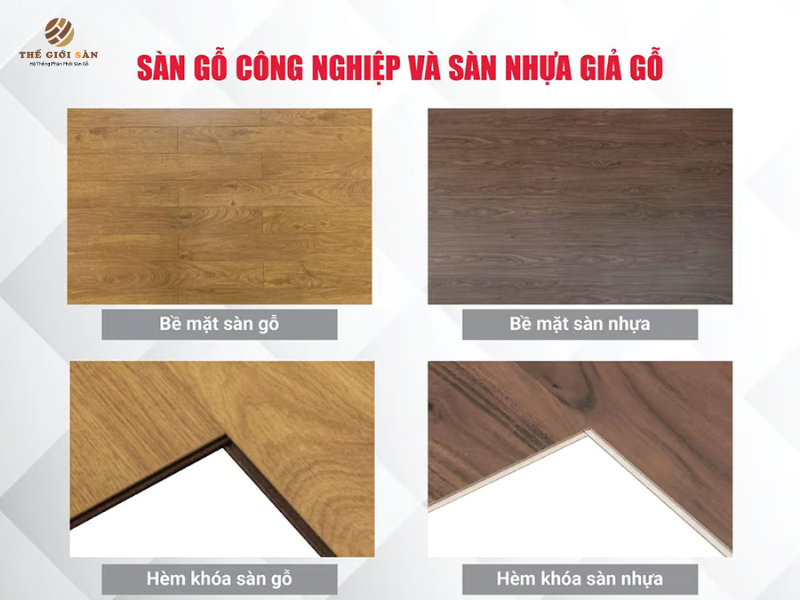 so sánh sàn gỗ công nghiệp và sàn nhựa