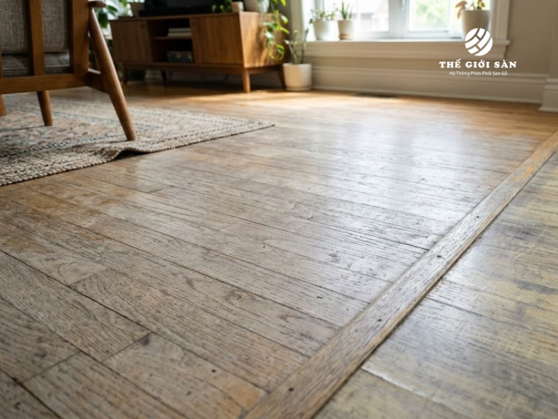 Sàn gỗ tự nhiên và sàn gỗ công nghiệp: loại nào dễ bay màu hơn?